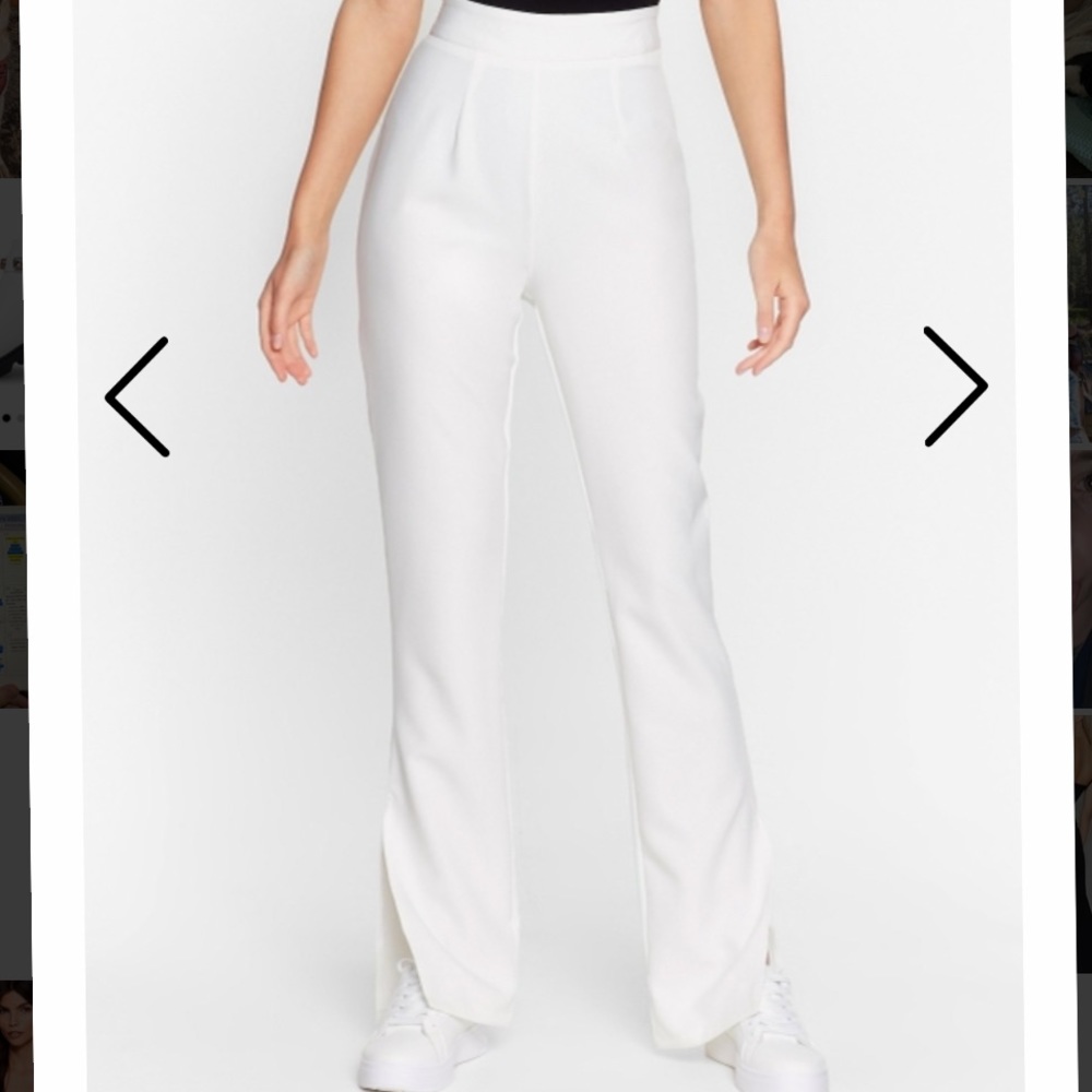 Nasty Gal white pants